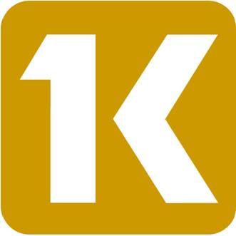 1K Logo Gold